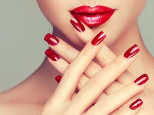 Red Nail Extensions
